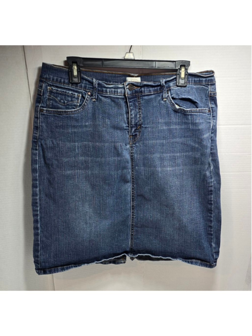 Women's Levi's Blue Denim Pencil Skirt Plus Size 16